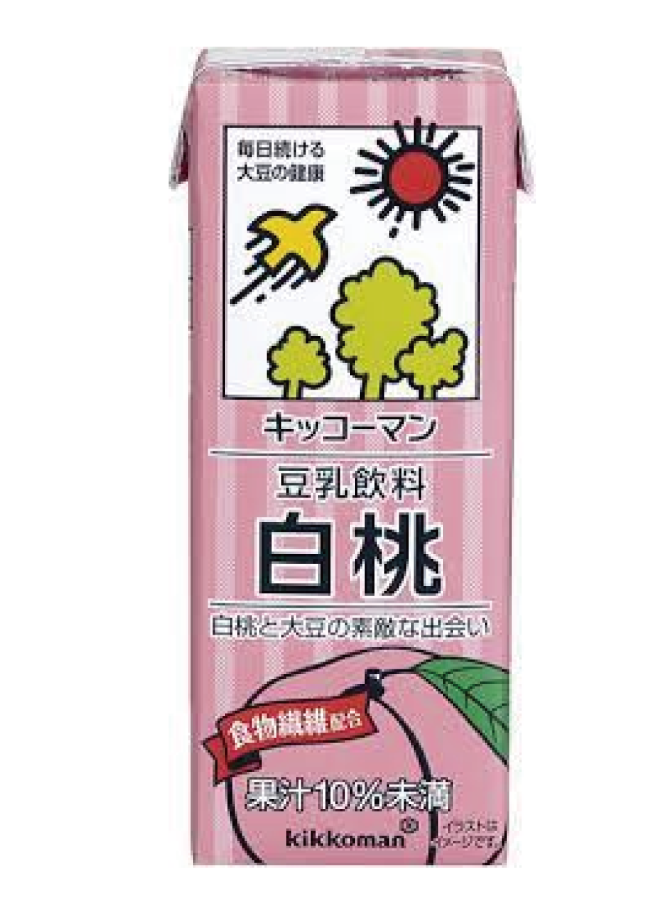 白桃豆乳