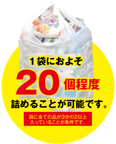 ２０個詰めることができました