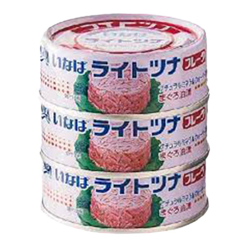 いなば ライトツナフレーク3缶