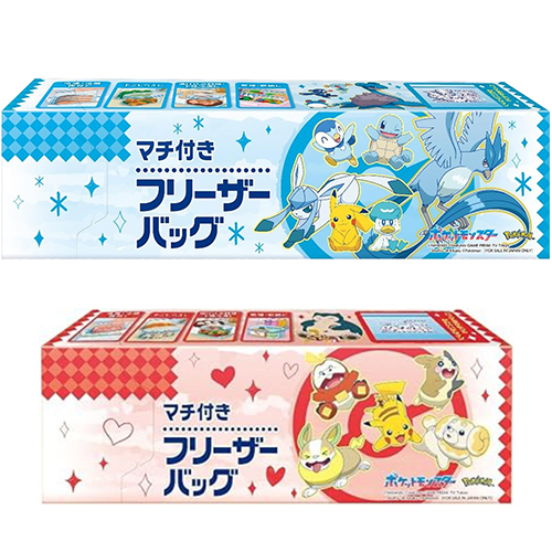 マチ付きフリーザーバッグ ポケモン