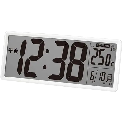 置き掛け時計 クリアビューW-814