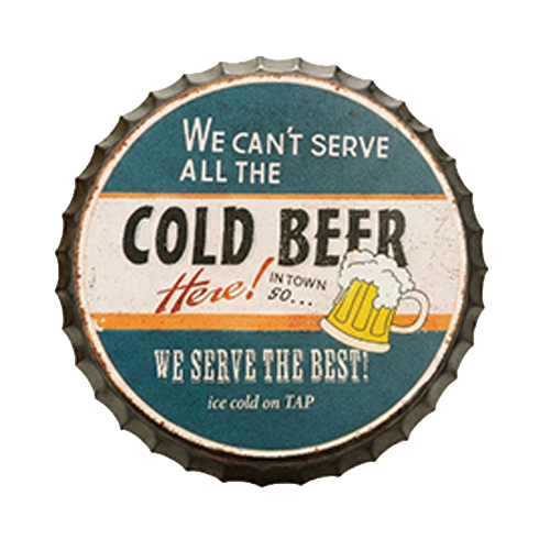 MN-002G クラウンキャップテーブルC BEER