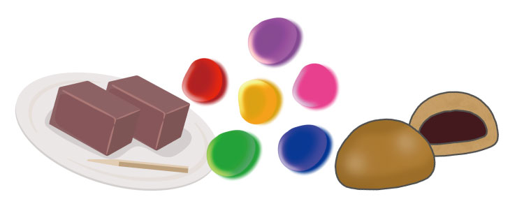 お茶菓子詰め放題イメージ