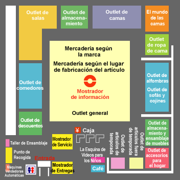 MEGAMAX store map